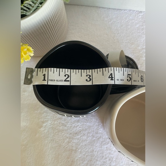 Rae‎ Dunn Black and Cream Mug Set - Other Half & Better Half - Picture 7 of 7